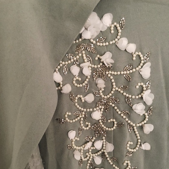 Sage long modest gown (NWOT) - Picture 4 of 13